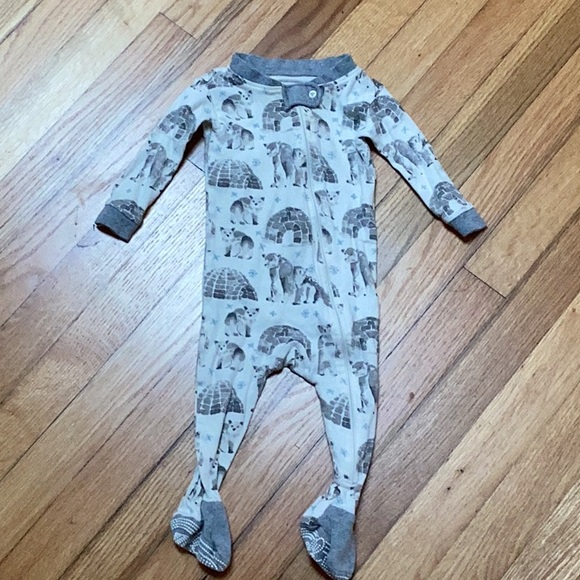 Burt's Bees Baby One Piece Footie Pajamas size 3 to 6 months - Picture 1 of 6